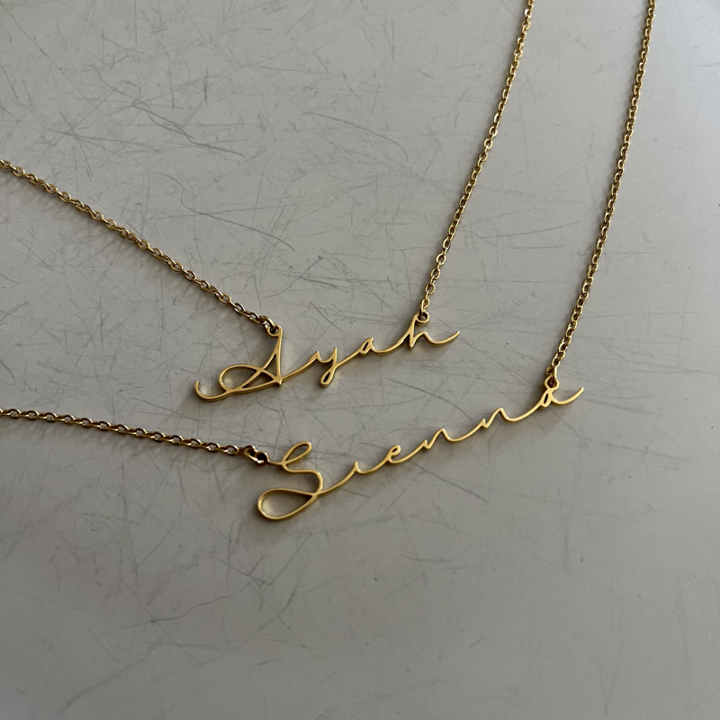 Mon petit name shop necklace
